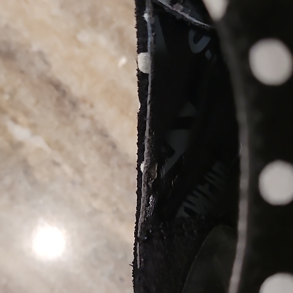 T.U.K sz M7/W9 Black & White Polka Dot Suede Creepers - Picture 11 of 14